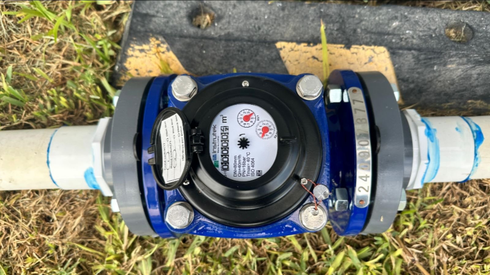 Instalación de medidor de agua